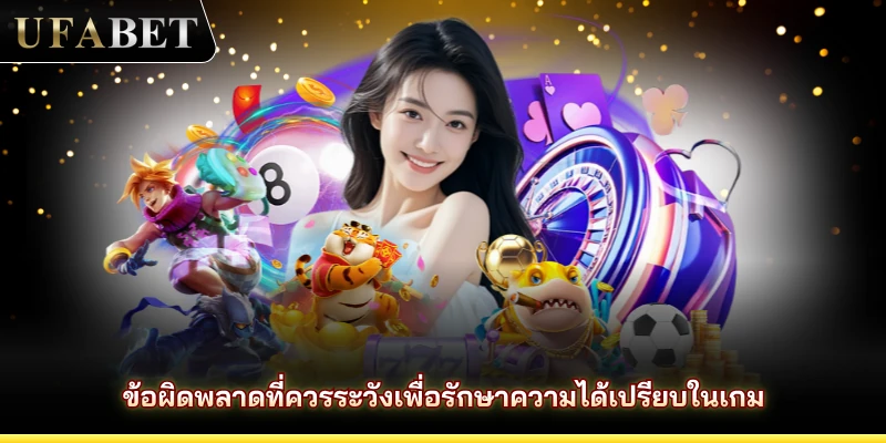 ข้อผิดพลาดที่ควรระวังเพื่อรักษาความได้เปรียบในเกม